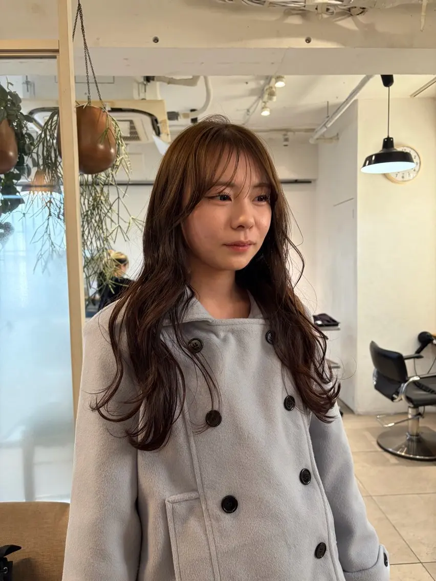 ロング カラー カット ヘアカラー トリートメント ❕マンツーマン施術❕ 🍊Moemiのヘアスタイル