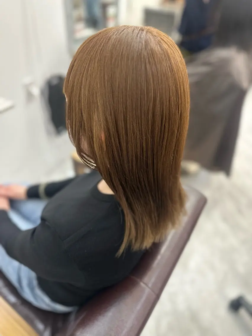 セミロング 青野 七海のヘアスタイル