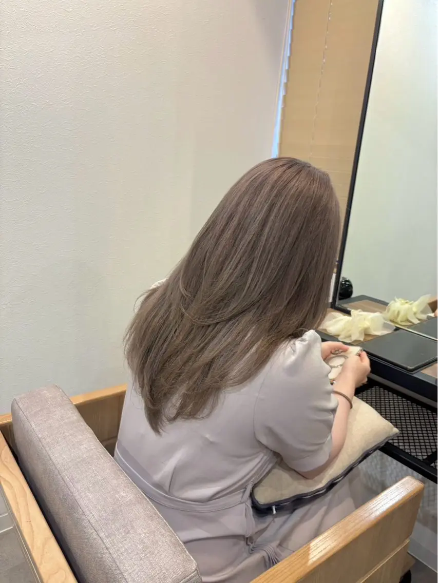 ロング ヘアカラー トリートメント 池袋/艶カラー✖️ ☘️DEMURAのヘアスタイル