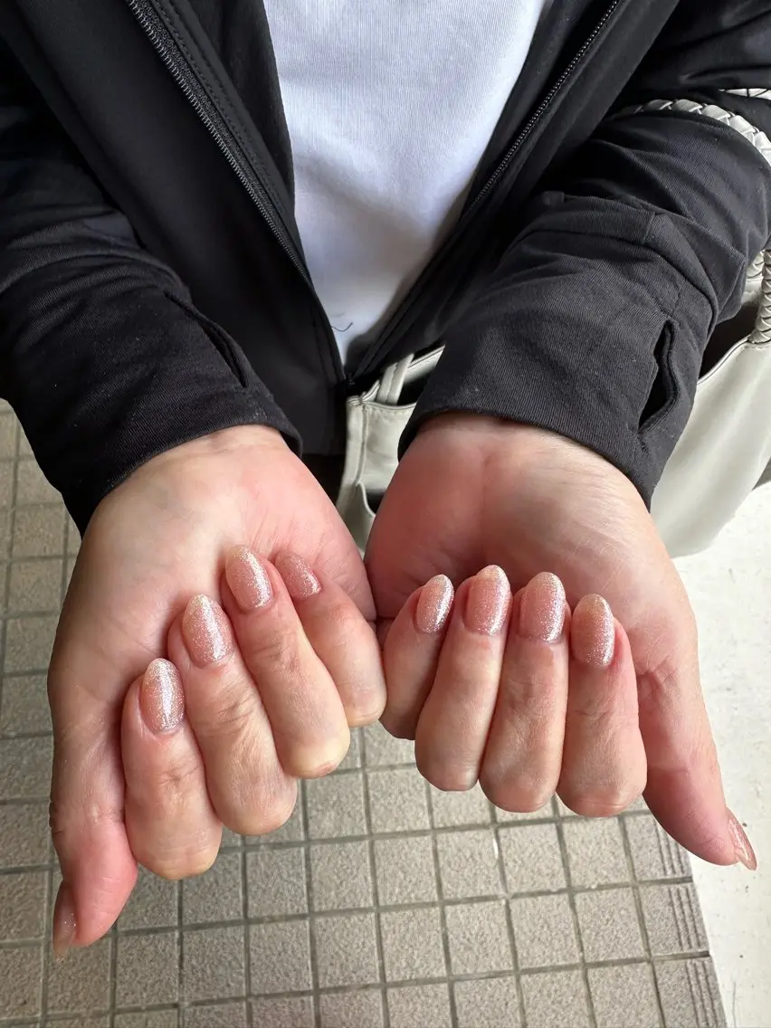 ネイル フラッシュネイル ワンカラーネイル Sawa ︎︎𓂃⟡.·のネイルデザイン