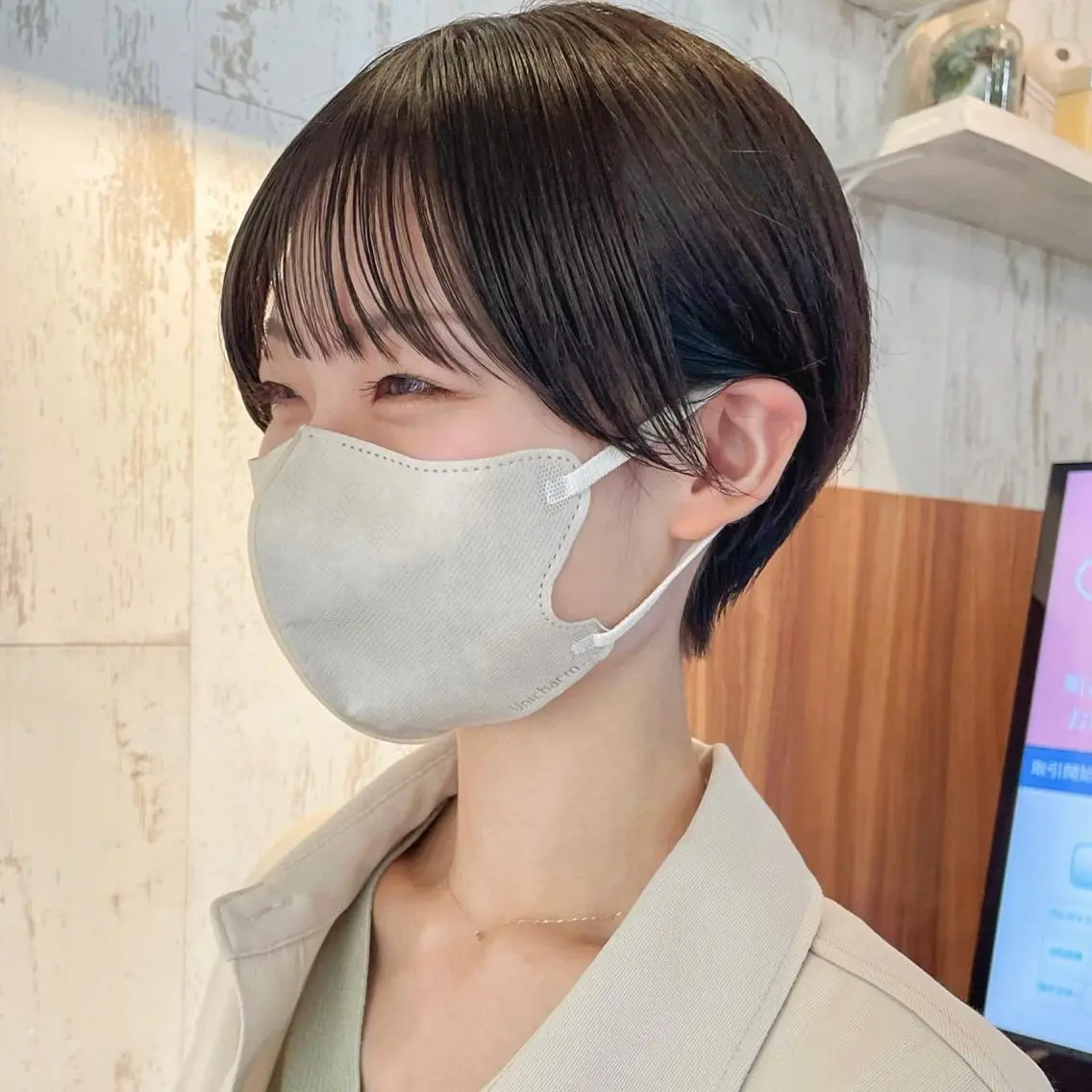ショート カラー 透明感カラー 似合わせカット ショートヘア 小顔カット ✨👑お洒落ショート ❣️村上せいな✨のヘアスタイル