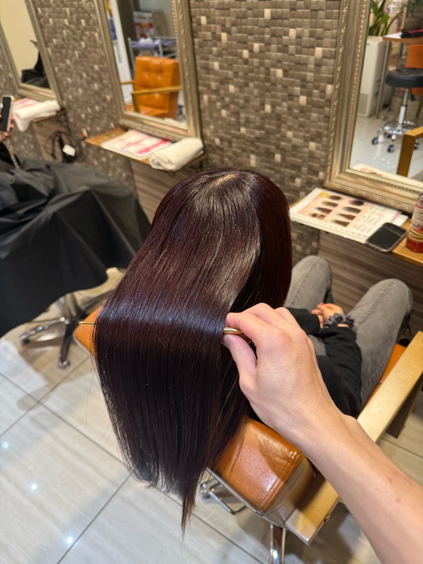 ロング カラー カット ヘアカラー トリートメント 🫧髪質改善/相模 大野/新井公輔🫧のヘアスタイル