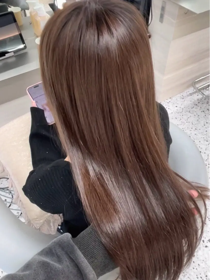 ロング カラー ヘアカラー cocoro / 韓国・網紅ヘア︎໒꒱のヘアスタイル