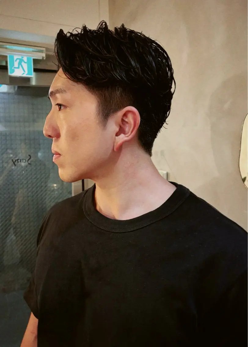 ショート パーマ メンズ メンズパーマ メンズショート ショートヘア カット パーマ 大人メンズショート/ ナチュラルヘア/福田のヘアスタイル