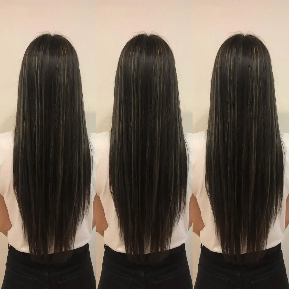 ロング ハイライト 縮毛矯正の達人 ☆　松本のヘアスタイル