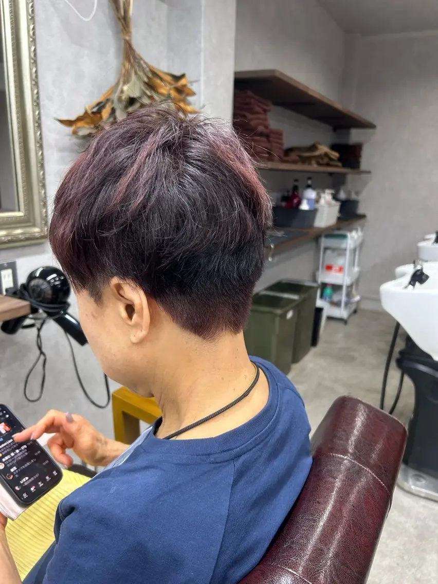 ショート カラー カット ヘアカラー Lien 深井店のヘアスタイル
