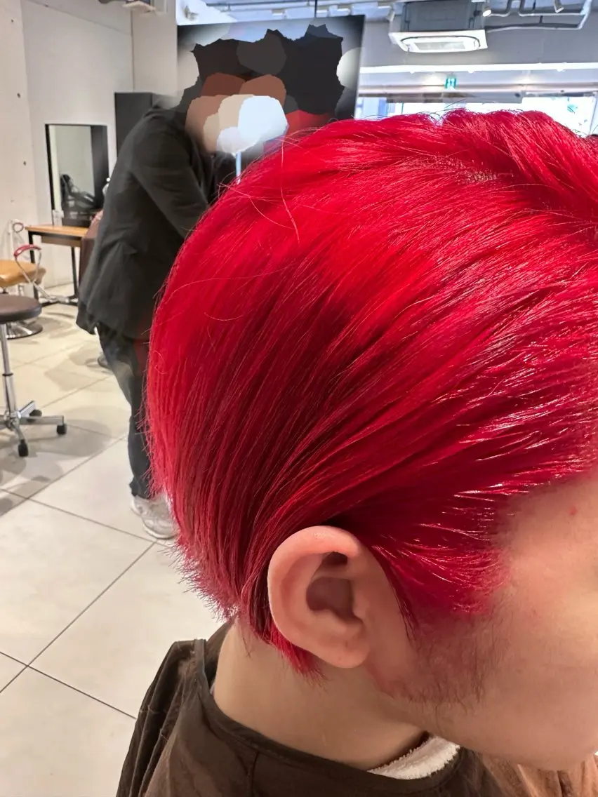 🍎ダブルカラー🍎カット+カラー+ブリーチ+トリートメントの写真