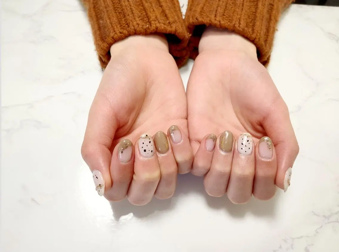 ネイル シンプルネイル mabelle まべるのネイルデザイン