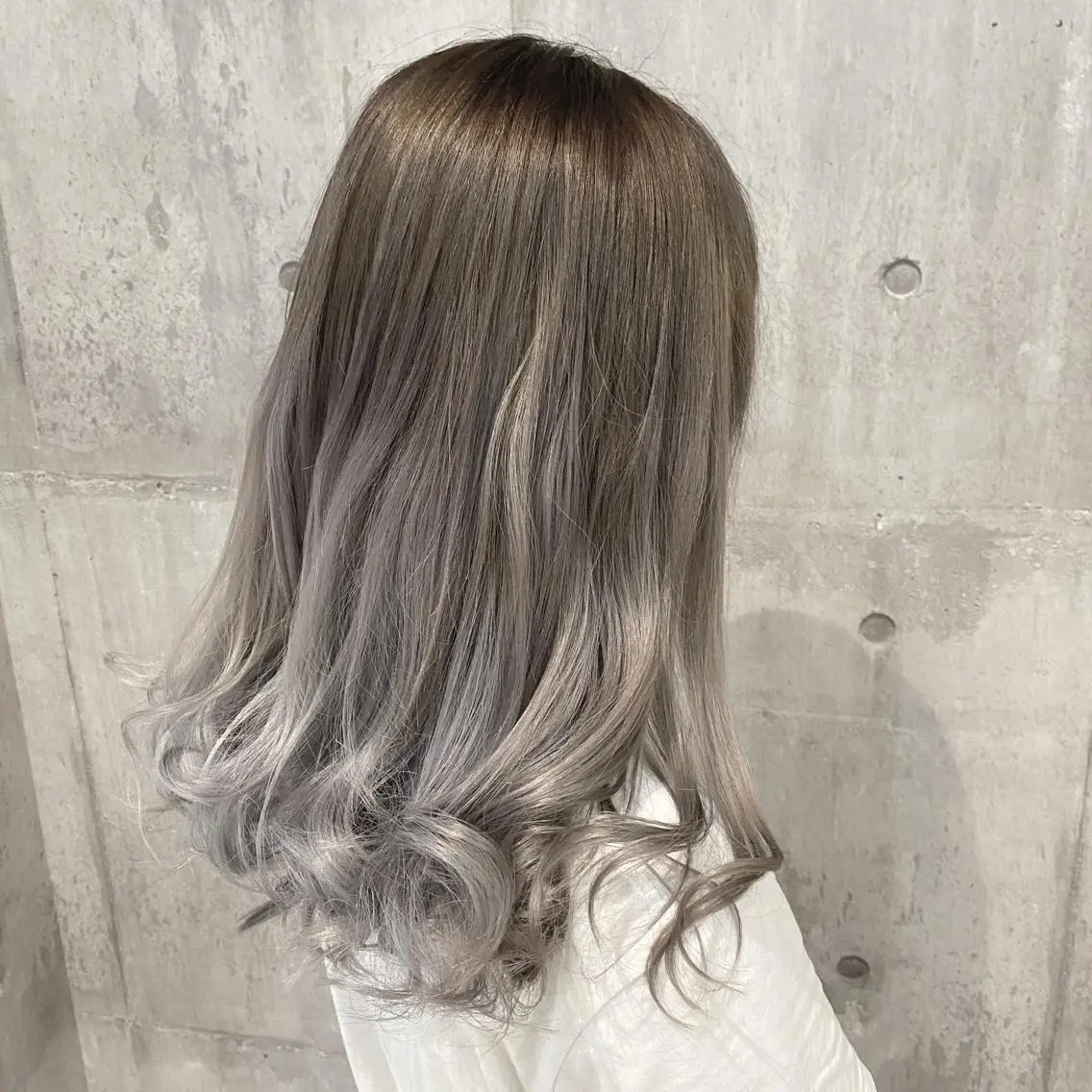 セミロング ヘアカラー トリートメント 韓国髪/ﾚｲﾔｰ ｶｯﾄ/KENのヘアスタイル