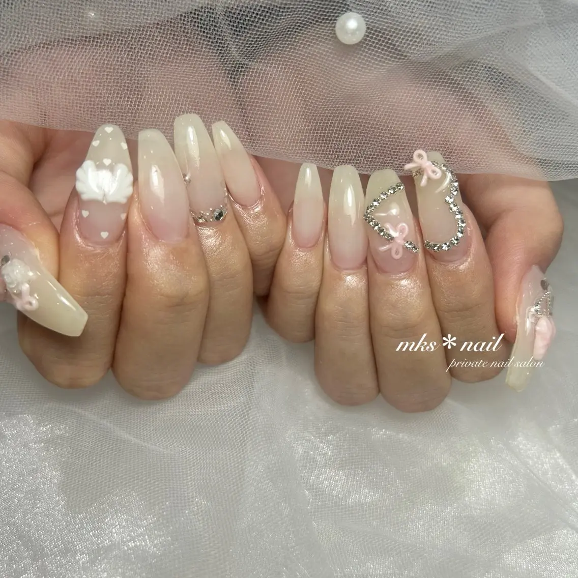 ネイル mks＊nail //  枚方長尾のネイルデザイン