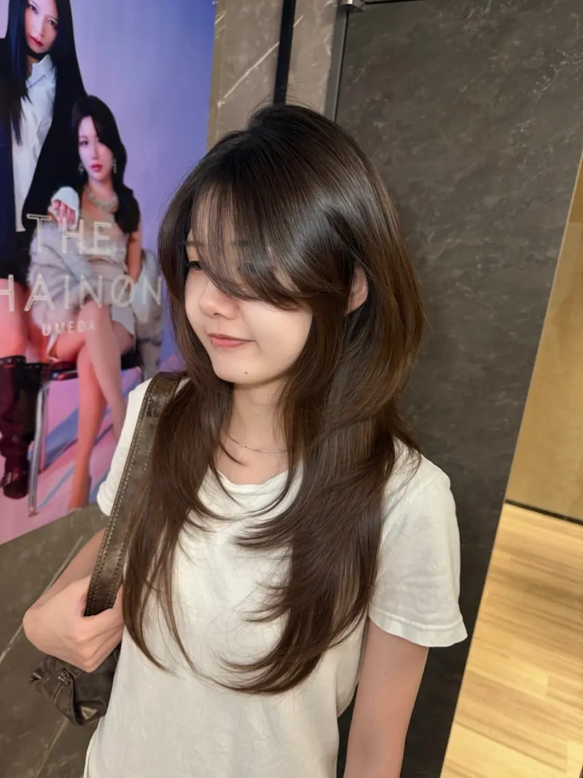 ロング caho/大阪梅田 韓国ヘア♡のヘアスタイル