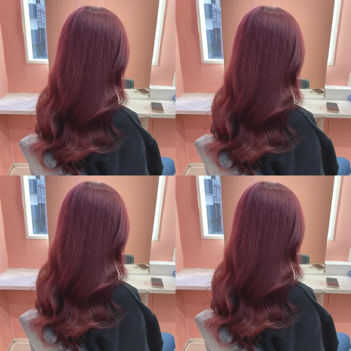 ロング カラー ピンクカラー バイオレットカラー 🌷MAYU 🌷のヘアスタイル