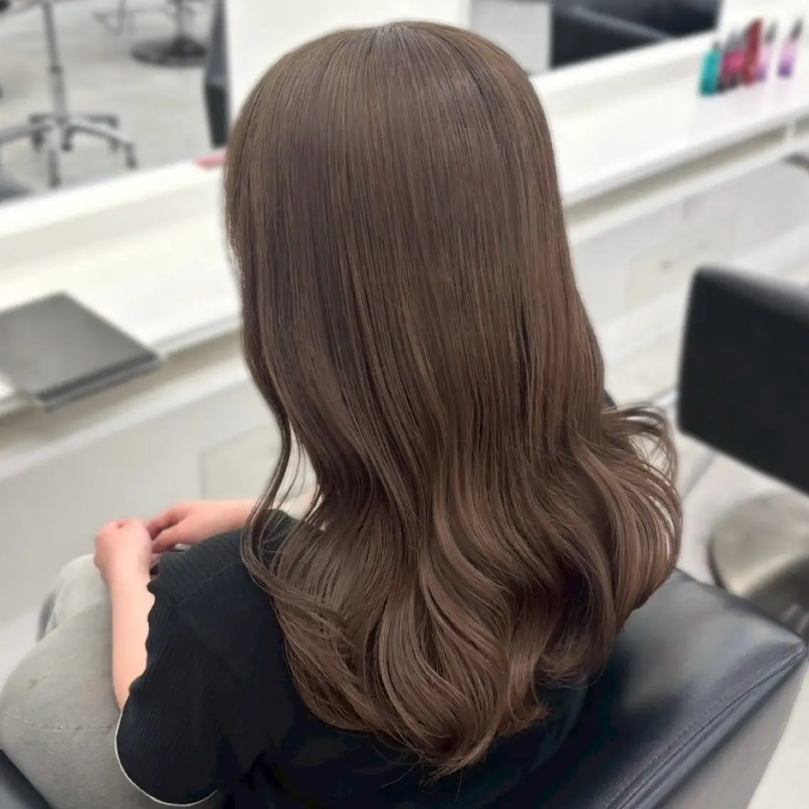 ロング カラー ブリーチ ヘアカラー Parve Mix 森 美遥🩶のヘアスタイル