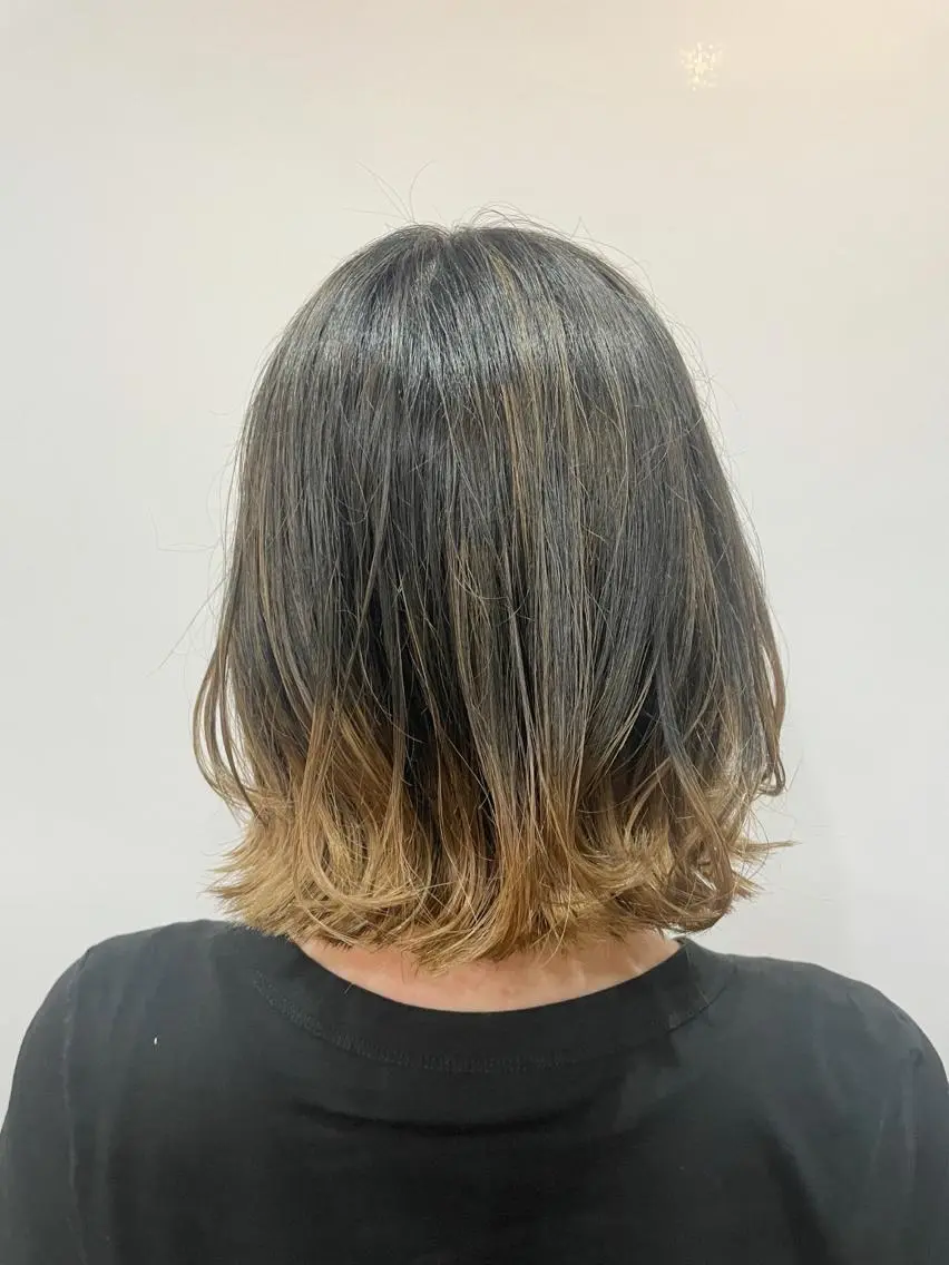 ✨白髪ぼかしOK✨カット＋ハイライトカラー＋カラー＋トリートメント¥14465の写真