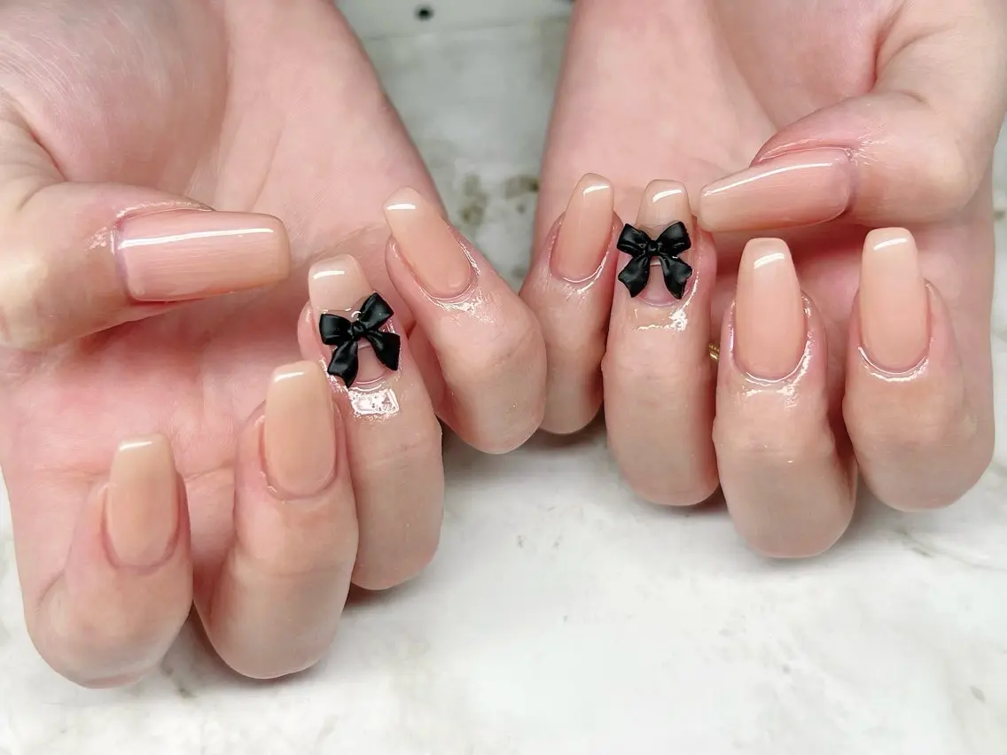 ネイル シンプルネイル ハンドネイル NailSalon MAHINAのネイルデザイン