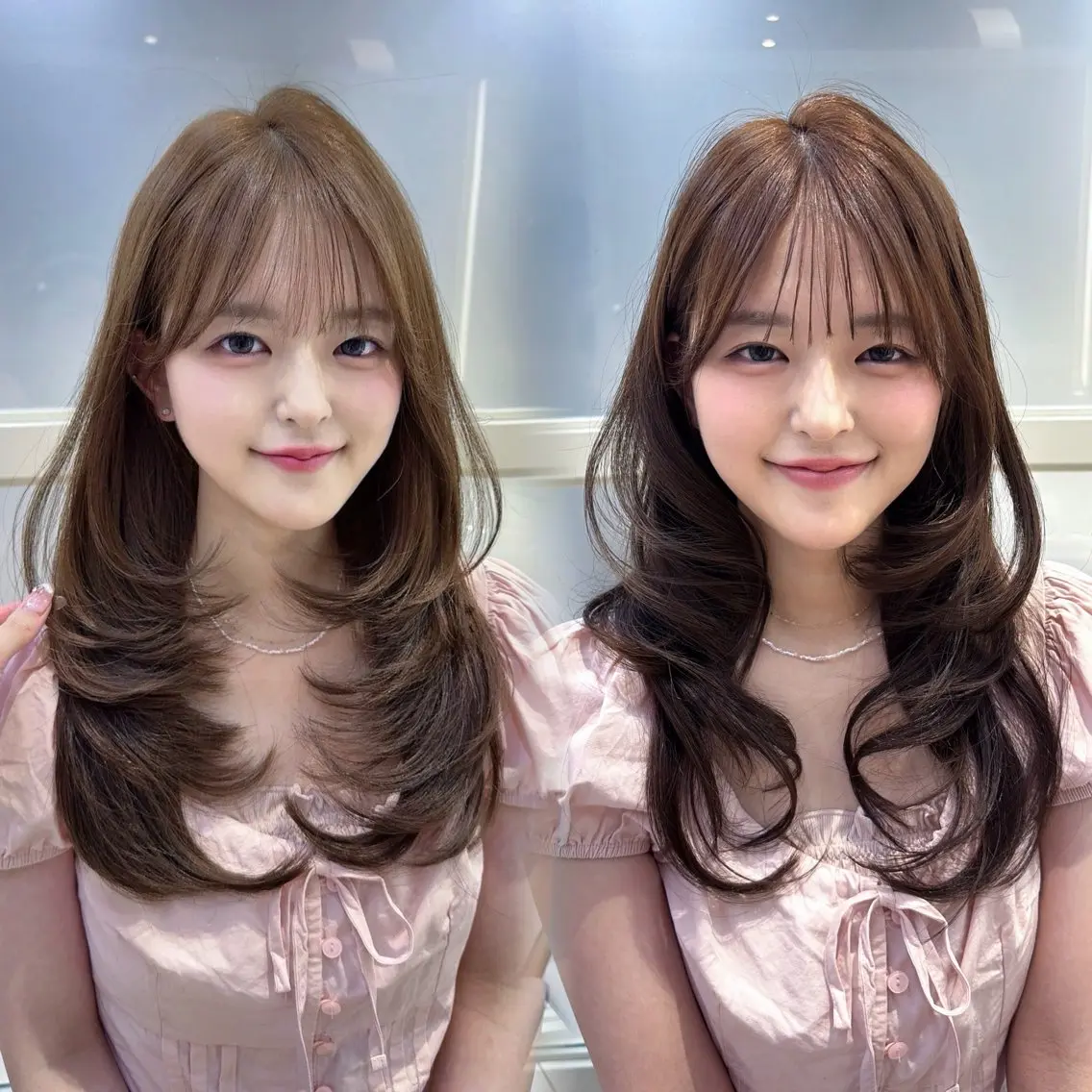 ロング ハイレイヤー レイヤーカット カラー/ヘアセット Nanami💗のヘアスタイル