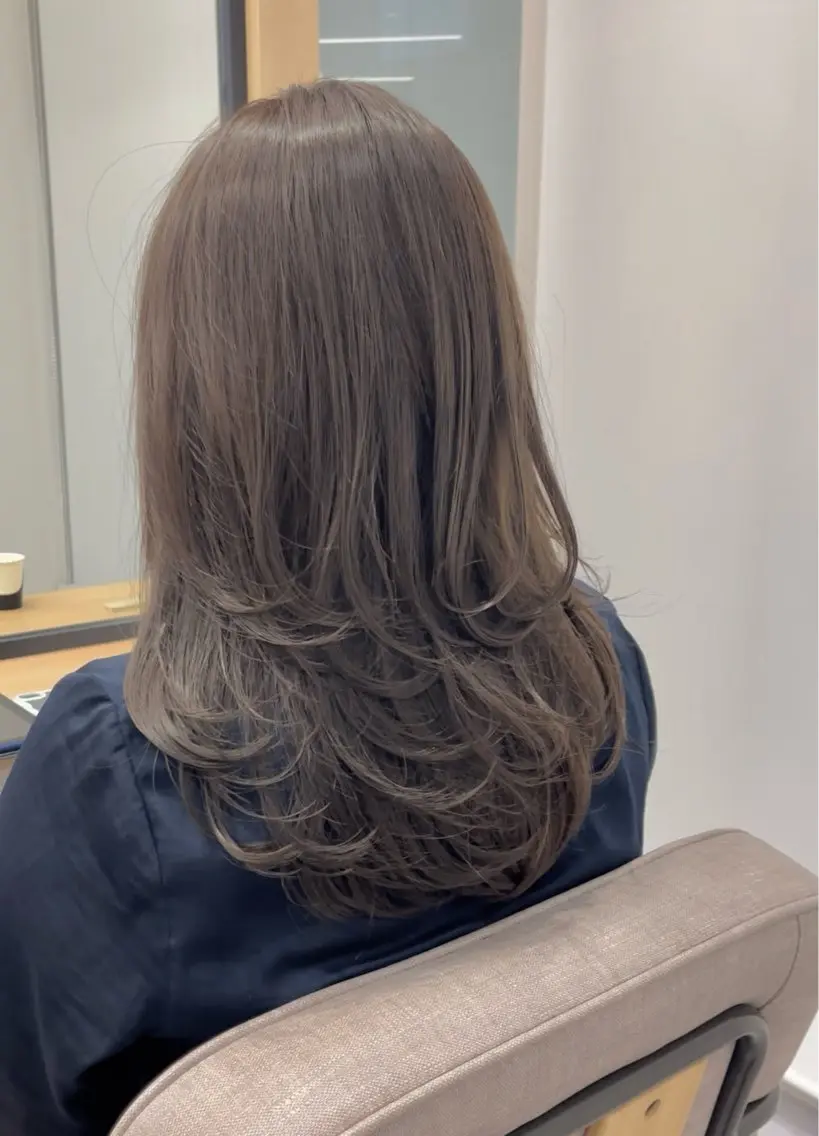 ロング ヘアカラー トリートメント ショートとレイヤーが 好きな人|三浦翔のヘアスタイル