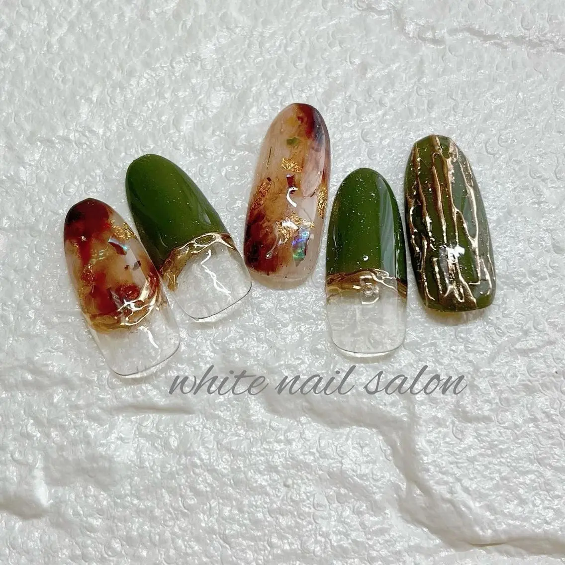 ネイル フットネイル ジェルネイル ハードジェル ラメ(グリッター) 持ち込み ハンドネイル white nail salonのネイルデザイン