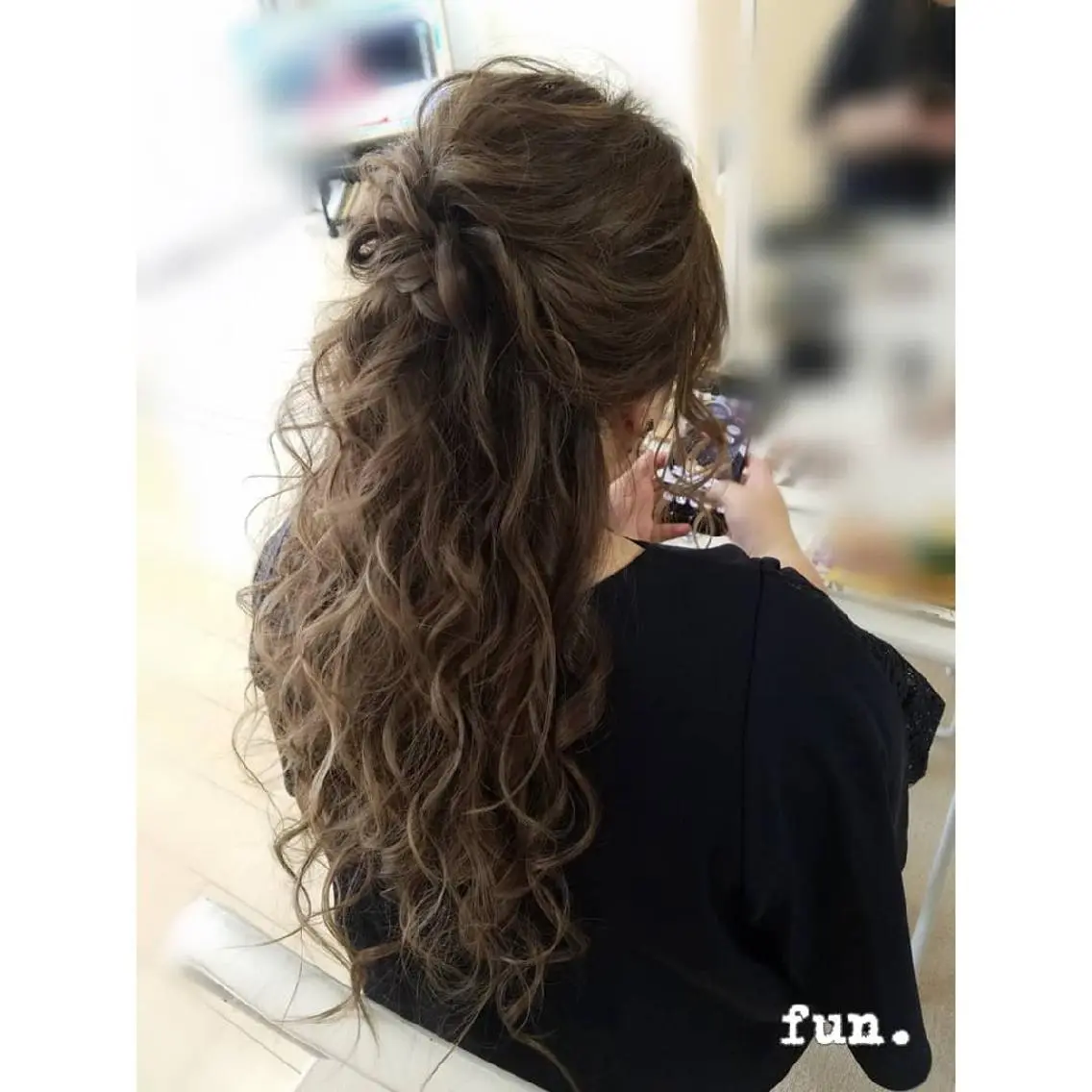 ロング ヘアアレンジ fun./ヘアセット /エクステ/着付のその他イメージ