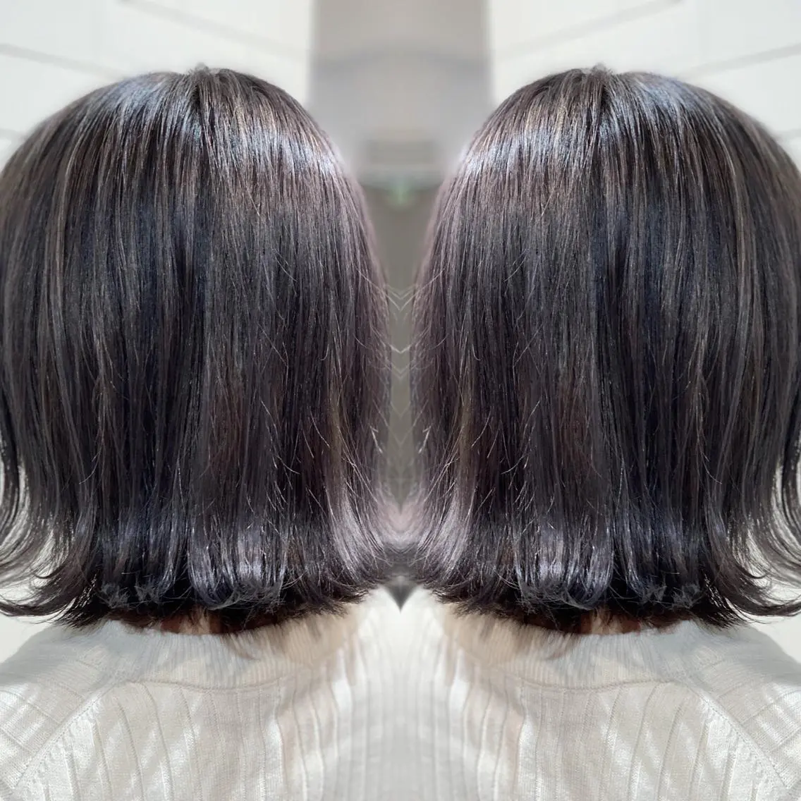 ショート カラー ヘアアレンジ 髪質改善×ハイトーン 中田啄也のヘアスタイル