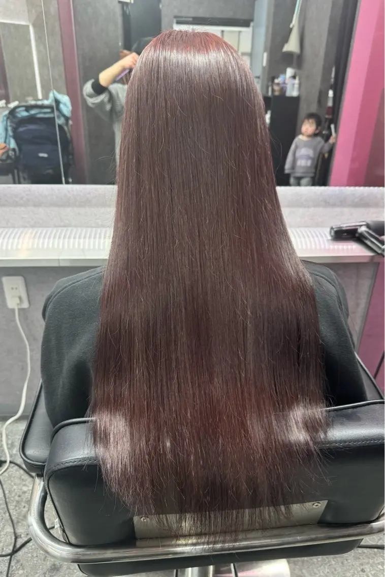 ロング カット ヘアカラー トリートメント レイヤーカット 艶髪/西尾 幸樹のヘアスタイル