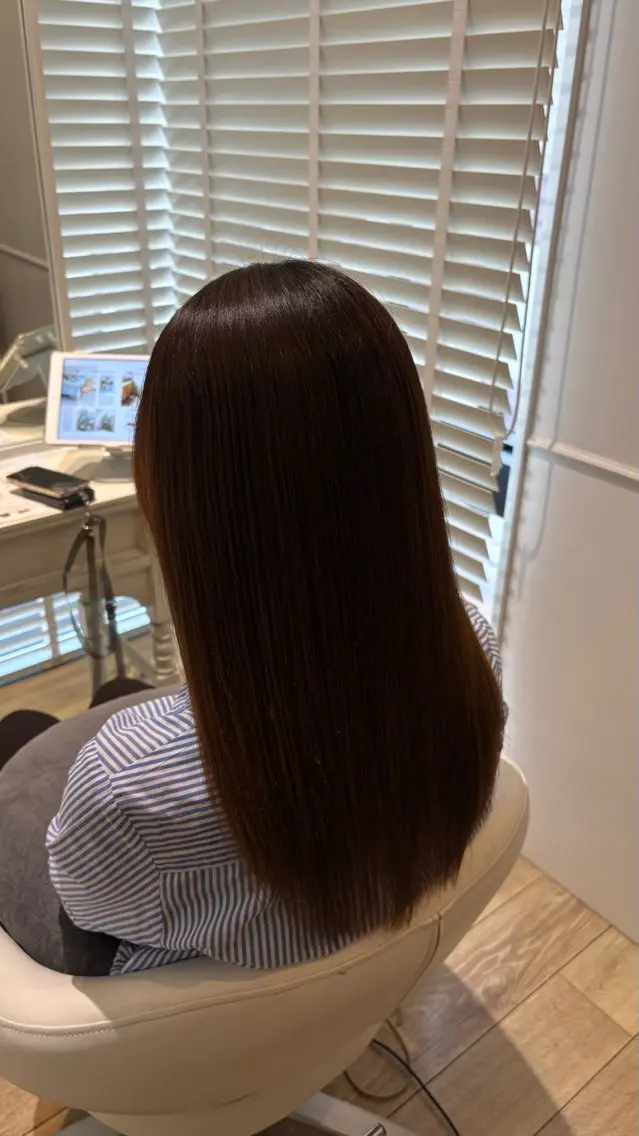 ロング トリートメント 似合わせ 顔周りYUUGAのヘアスタイル