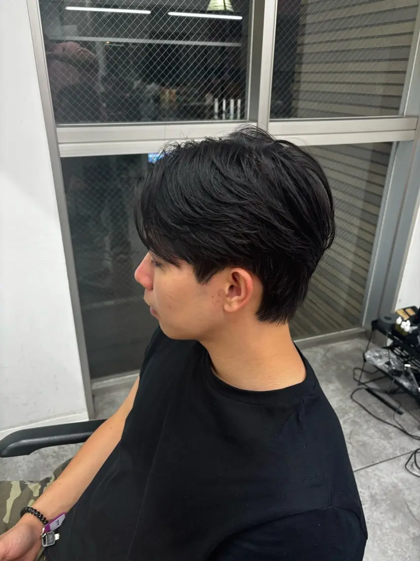 パーマ メンズ メンズ特化✨️ 韓国風パーマ🔥一八のヘアスタイル