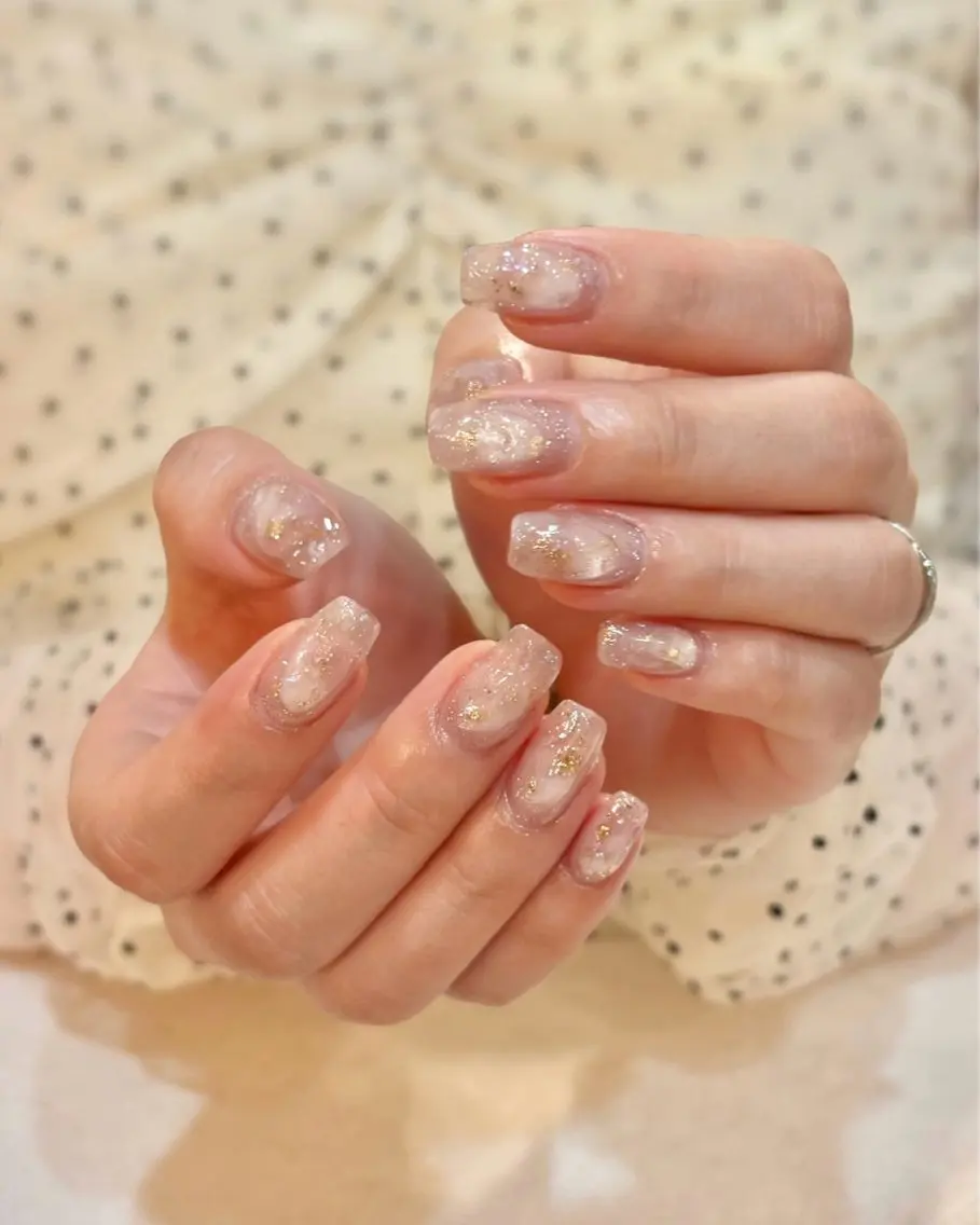 ミディアム モデル様募集用🌿 maiのネイルデザイン
