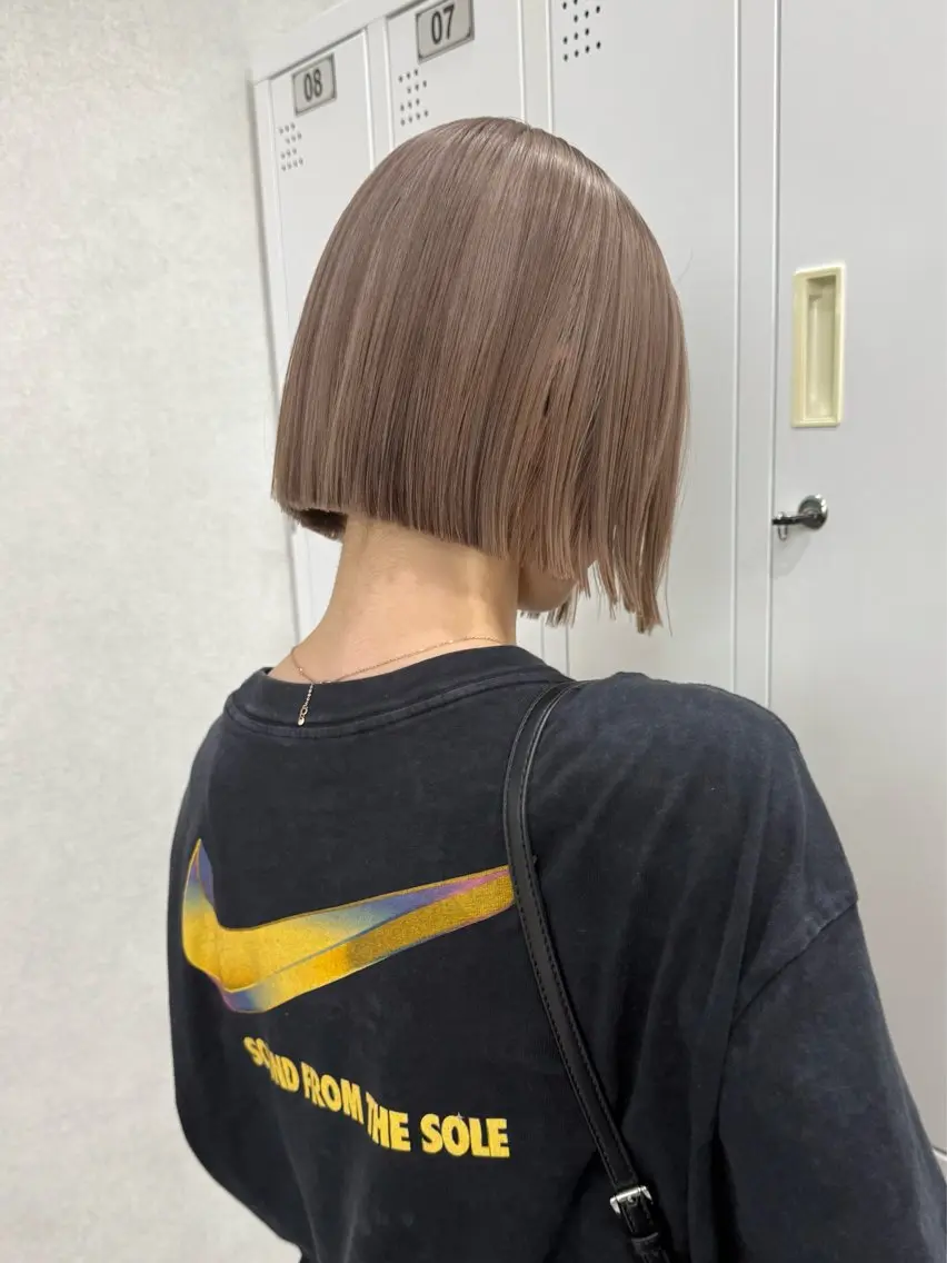 ショート カラー ヘアカラー 🌼ベージュ/暖色 🌼すずのヘアスタイル
