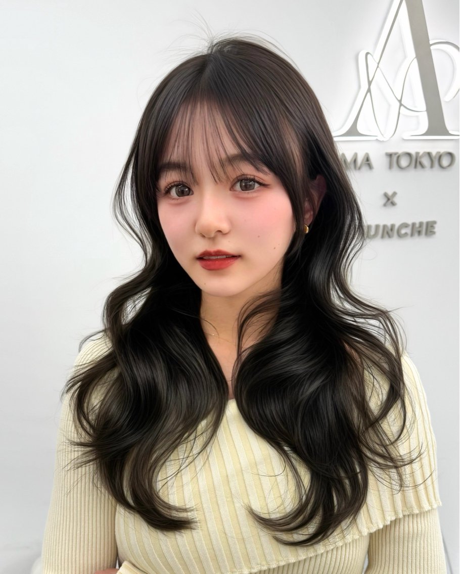 セミロング カット ヘアカラー トリートメント ヘッドスパ ヘアセット 前髪顔まわりカット 🌈中村海聖のヘアスタイル
