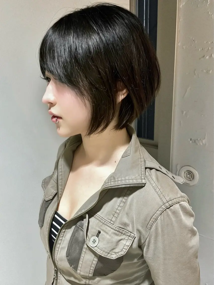 ショート ショートヘア 抜け感ショートボブ/ レイヤーkoukiのヘアスタイル