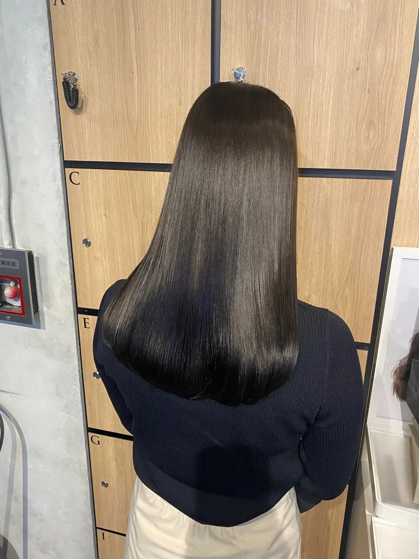 ロング カット ヘアカラー 縮毛矯正 髪質改善サロン 梅田/ヨナミネのヘアスタイル