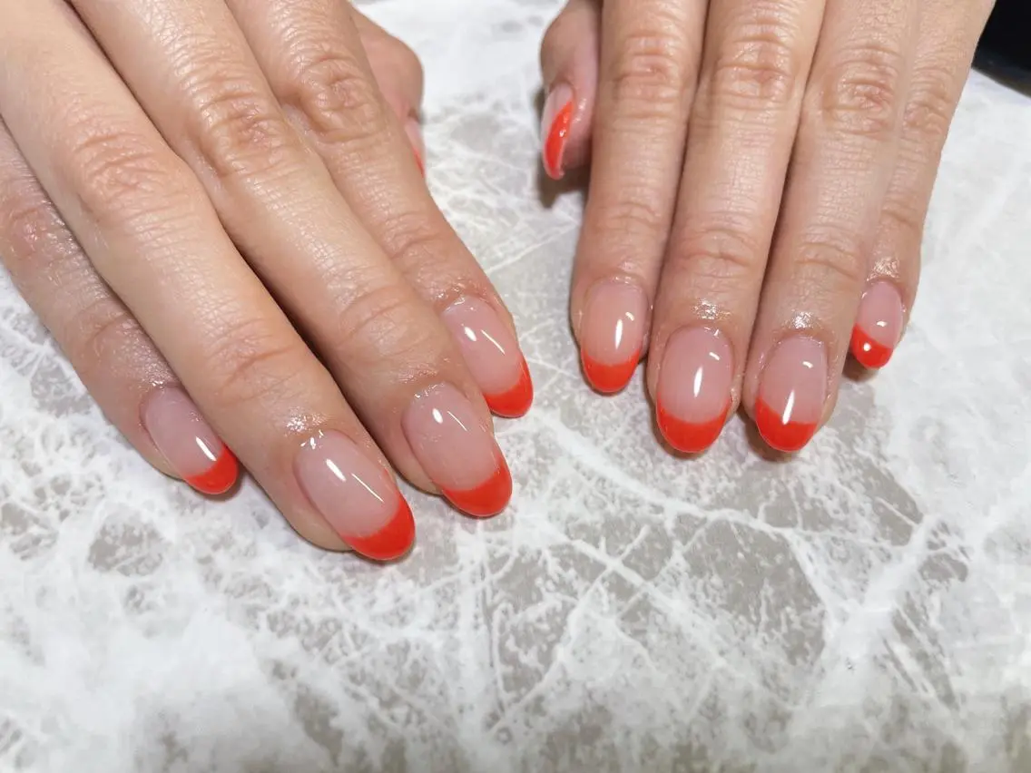 ネイル フレンチネイル ハンドネイル K's nail kotoeのネイルデザイン
