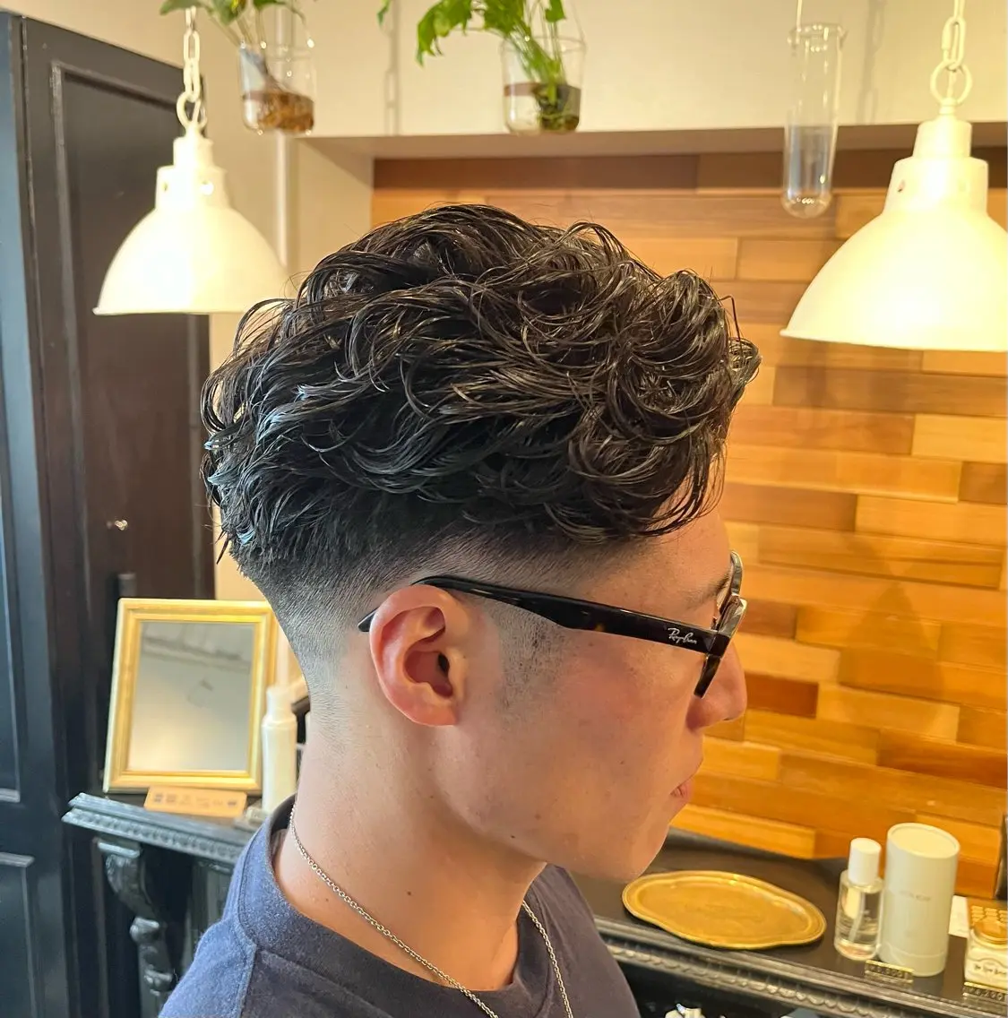 パーマ メンズ YUJIN ツイスパ波巻き🔥のヘアスタイル