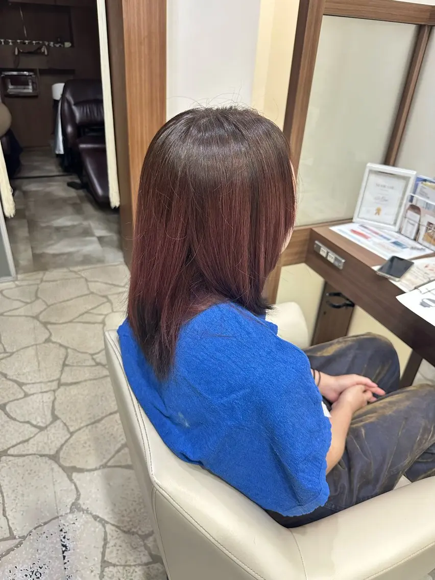 セミロング カラー カラーモデル募集！ はるかのヘアスタイル