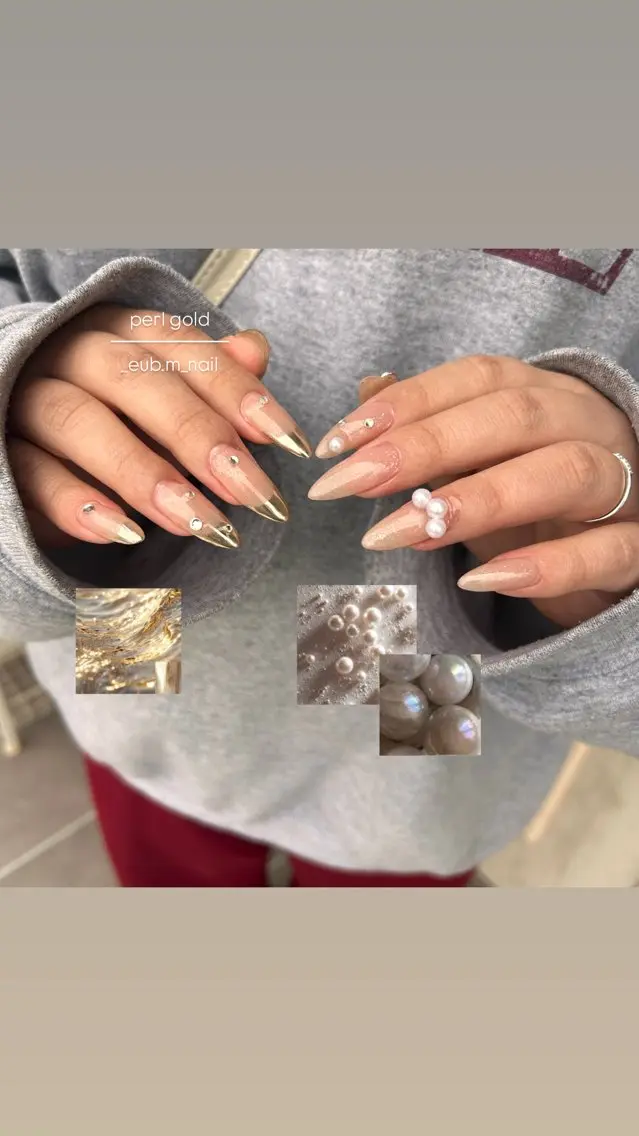 ネイル ブライダルネイル ハンドネイル 深夜ネイルサロン eub.m_nailのネイルデザイン