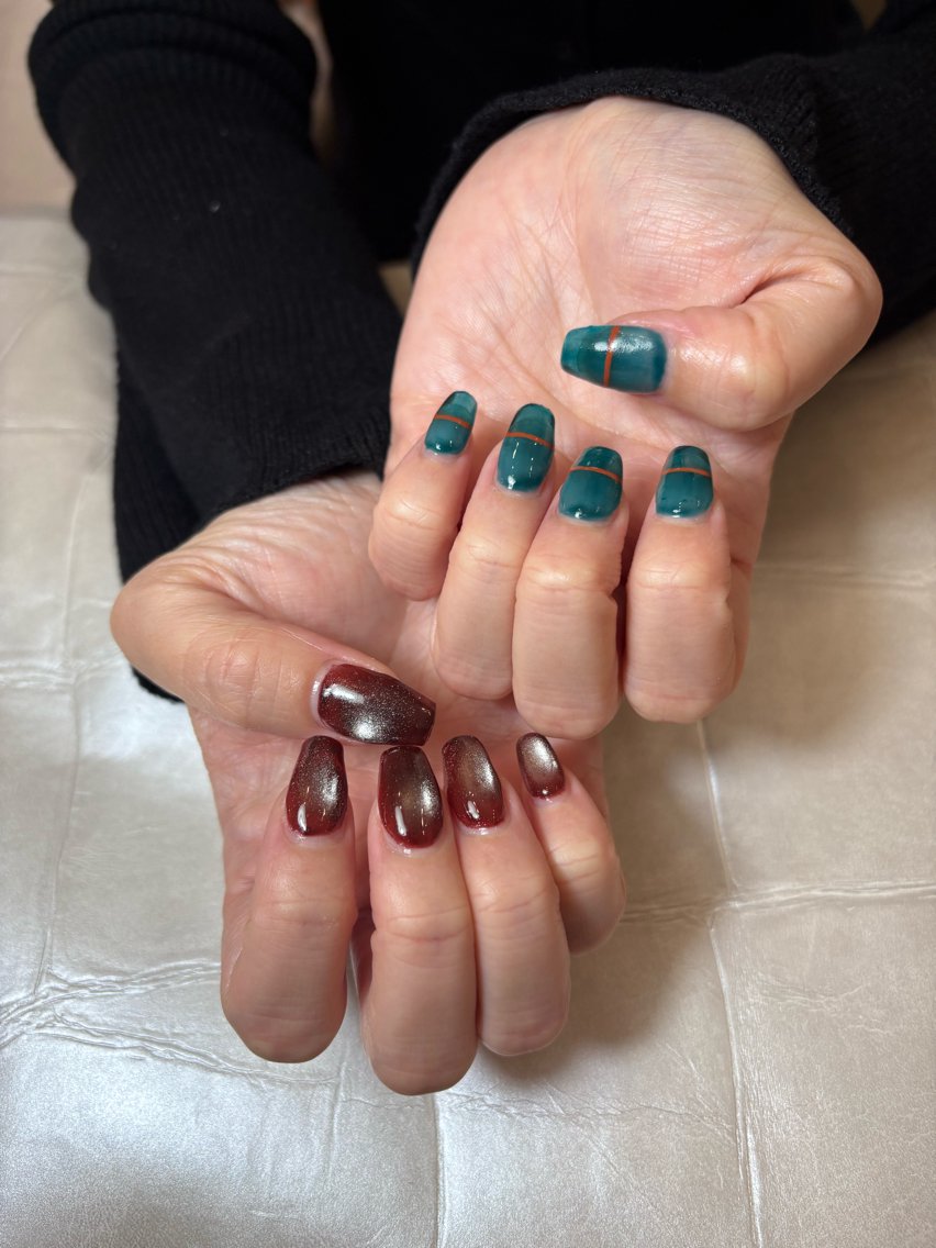 ネイル マグネットネイル La mer 奏海のネイルデザイン