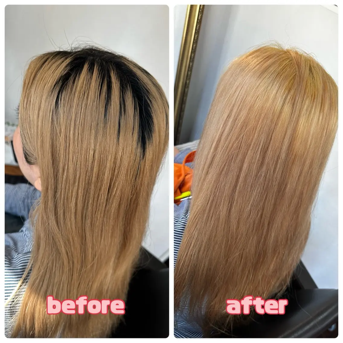 ロング ヘアカラー 三原 友美のヘアスタイル