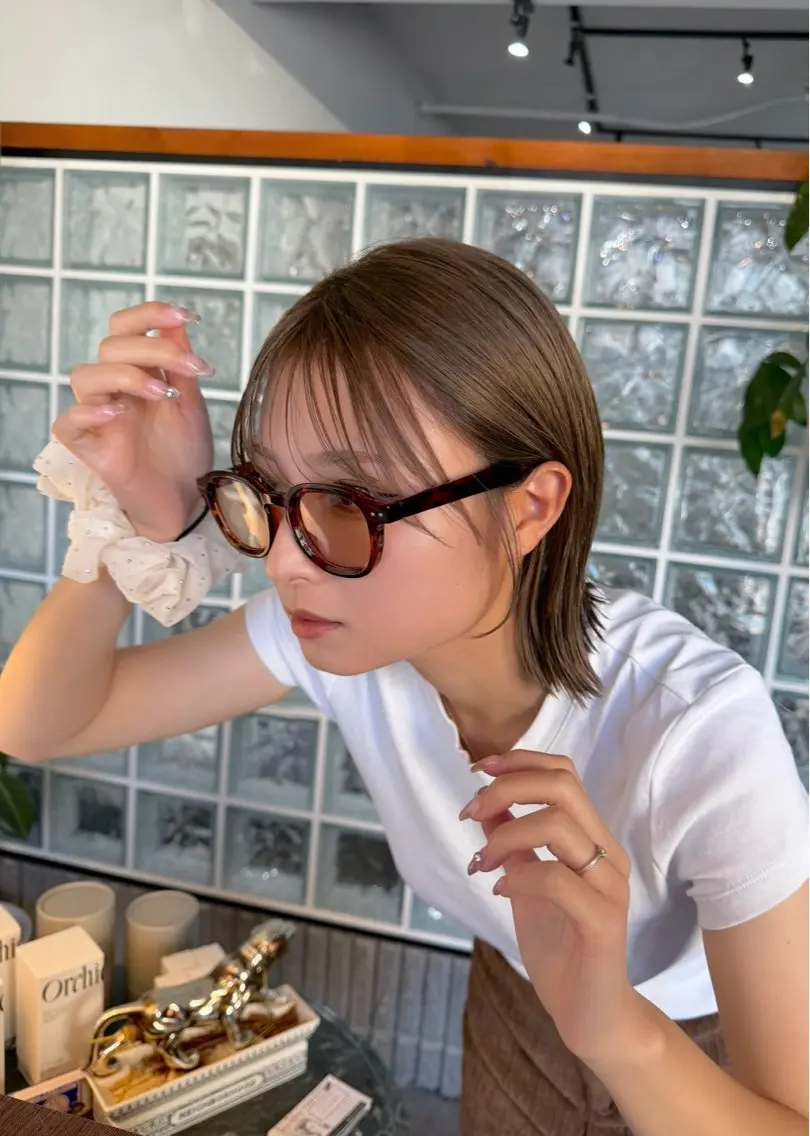 ショート カット ヘアカラー トリートメント IWT KEIZOのヘアスタイル
