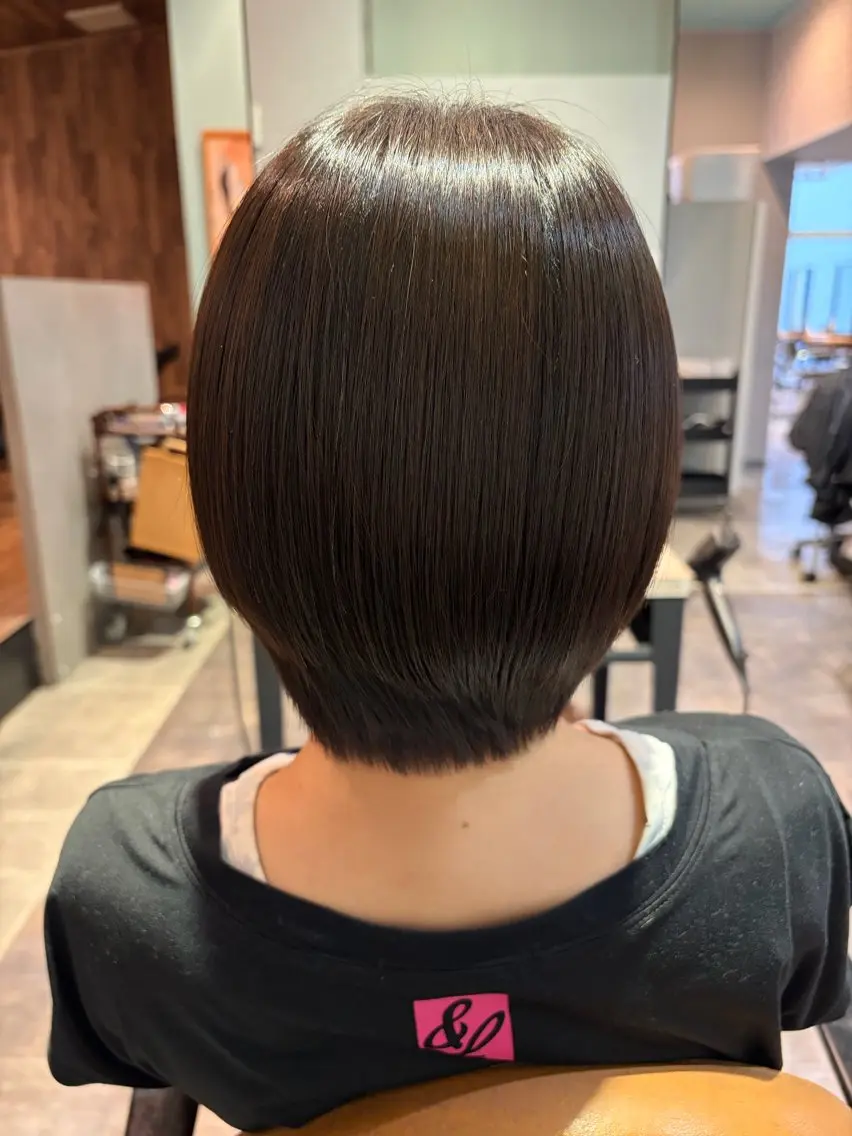 ショート ショートヘア 縮毛矯正 縮毛矯正 ✨縮毛矯正モデル✨ RURUのヘアスタイル