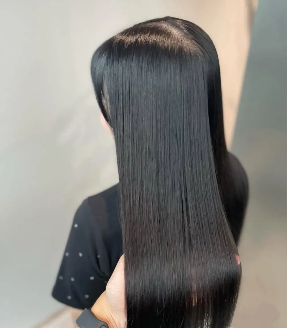 ロング カラー カラー＆カット 髪質改善のヘアスタイル