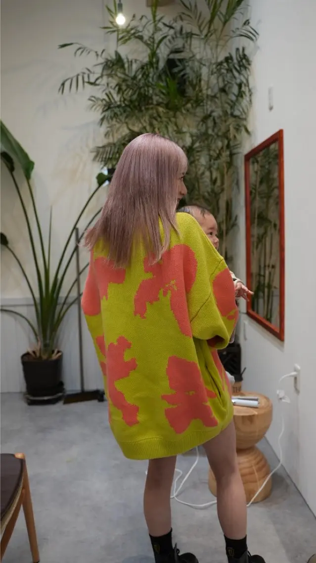 セミロング カラー ダブルカラー ピンクカラー 🟤TAP🟤 木曳野　金沢店のヘアスタイル