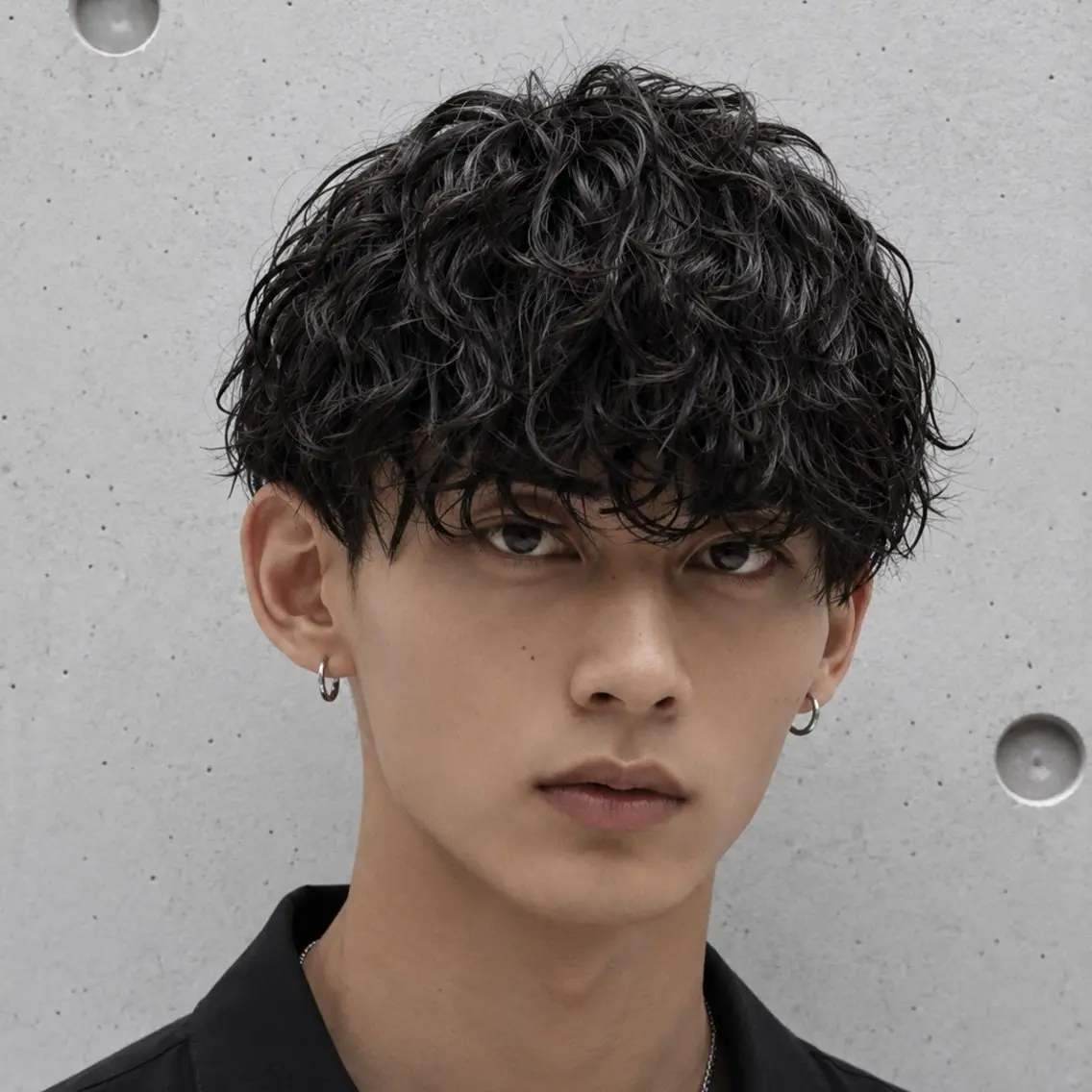 ショート カット パーマ トリートメント 盛れる顔まわりカット 髪質改善/渋谷/れんのヘアスタイル
