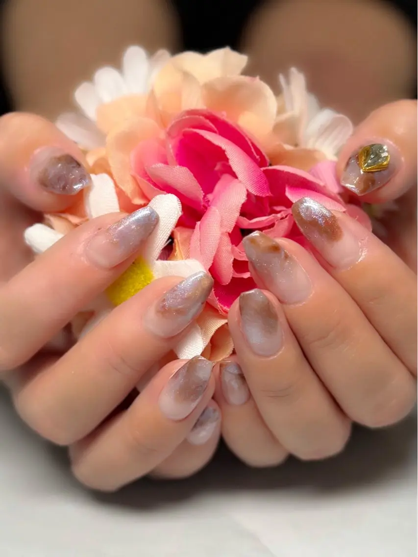 ネイル アートネイル 持ち込み nyasu nailのネイルデザイン