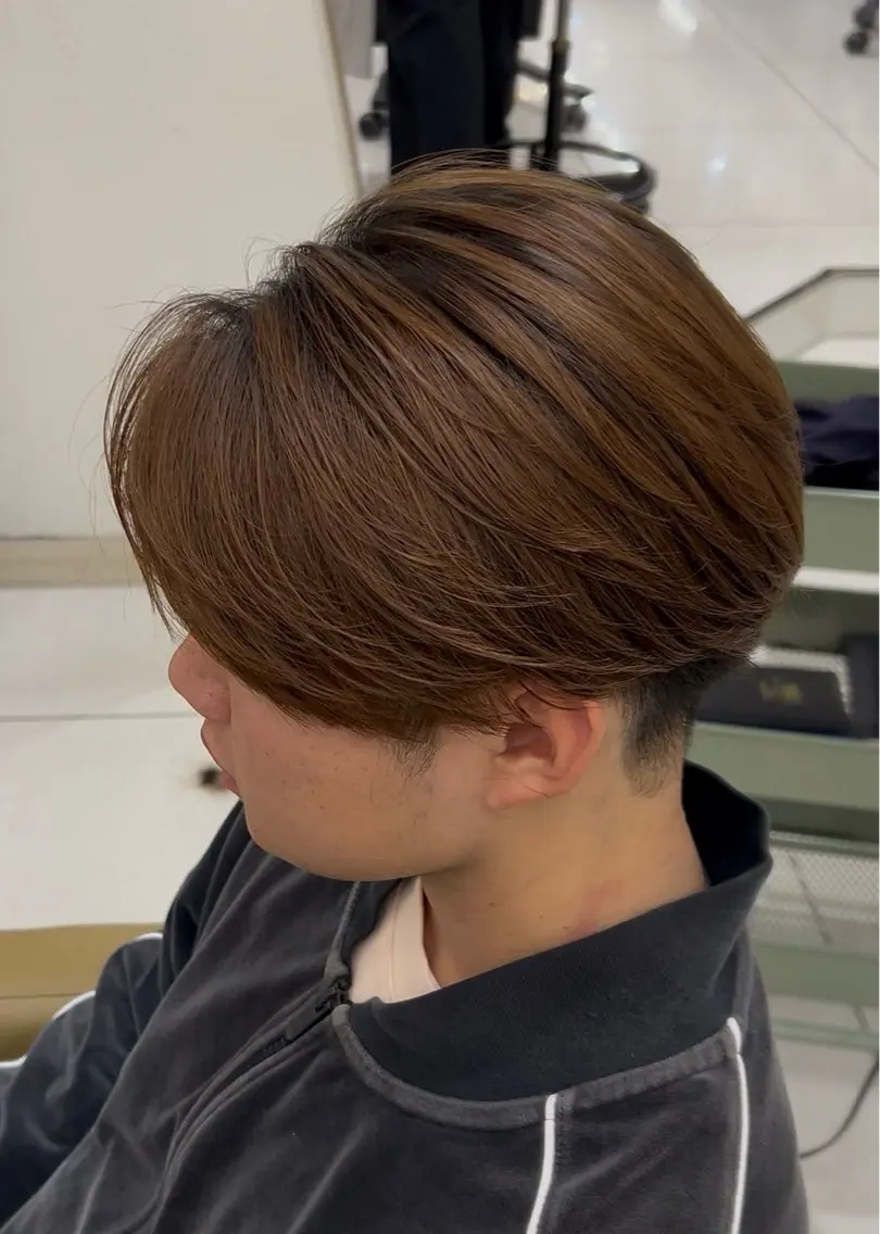 メンズカット＋曲がる縮毛矯正の写真