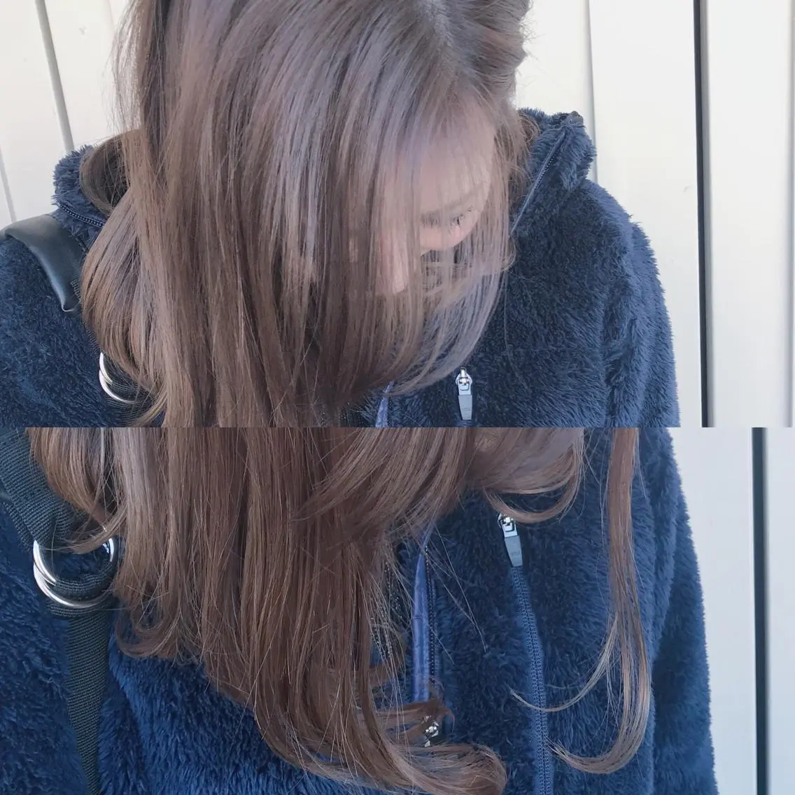 ミディアム カラー ヘアアレンジ ハイライトカラー ハイライト 【体験】韓国 メイク&ヘア天神のヘアスタイル