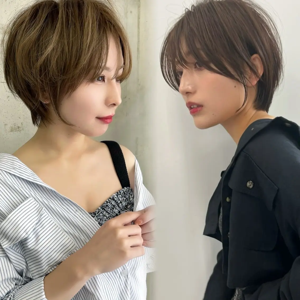 ショート 美髪矯正×レイヤー 松田空優哉のヘアスタイル