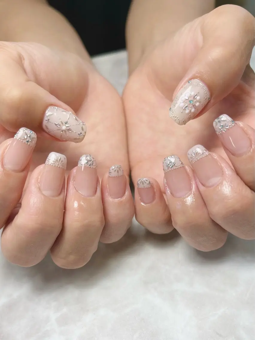 ネイル アートネイル ジェルネイル ハンドネイル Nailsalon E's cafeのネイルデザイン