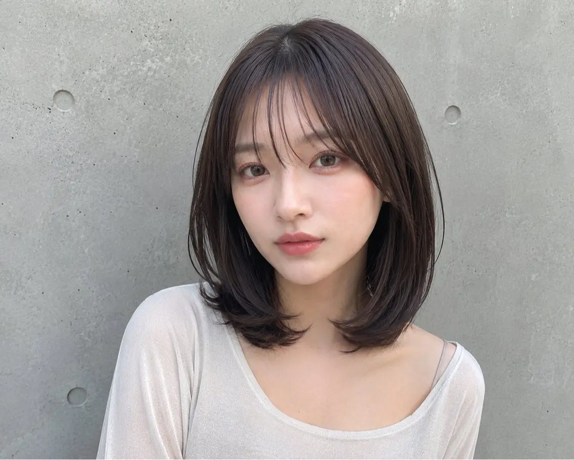 ミディアム 🌷レイヤー・ボブ /tomomi🌷のヘアスタイル