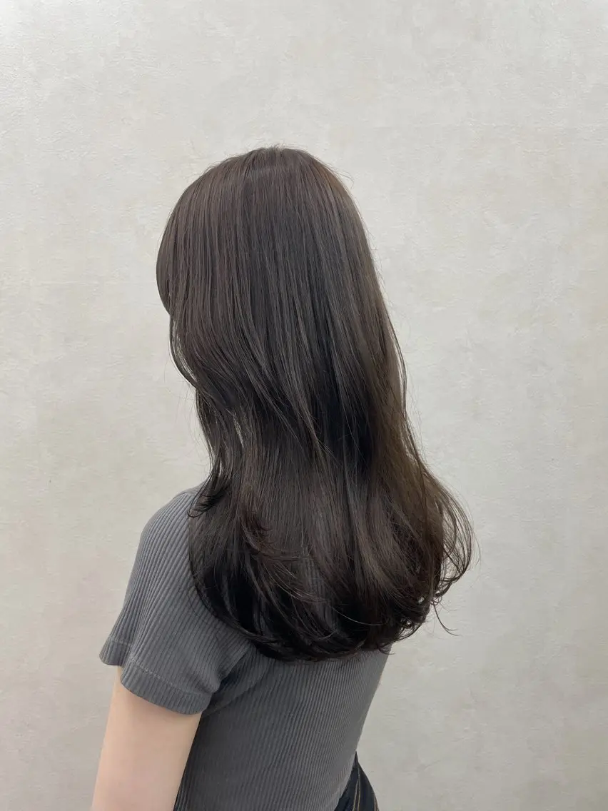 ロング カラー 🍐透明感カラー🍐 レイヤー/ベージュのヘアスタイル